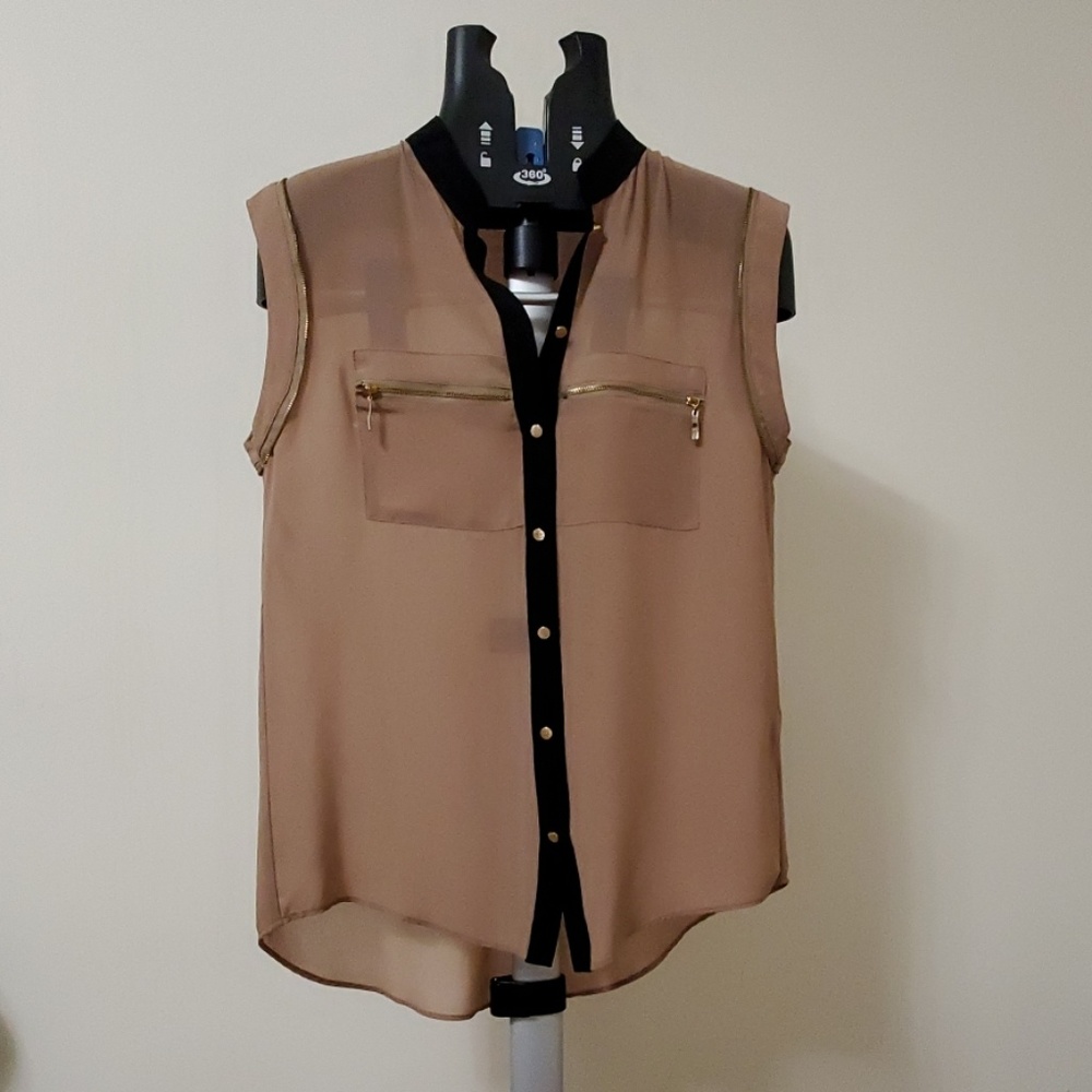 Gracia button down dress top